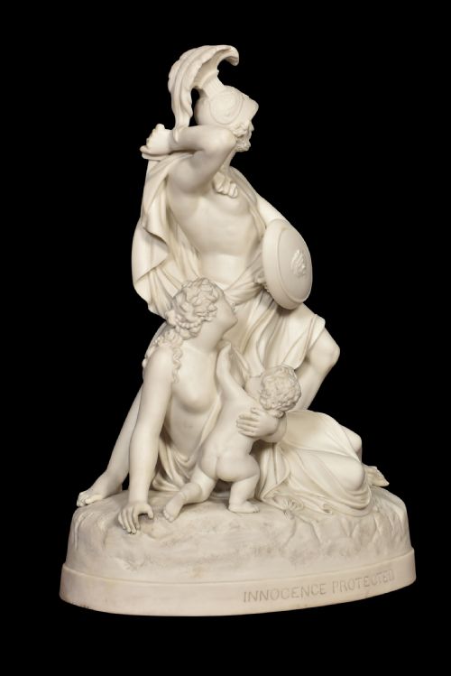 Large Parian Figure Group