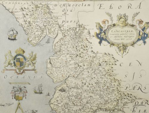 MAP OF LANCASHIRE - ADDITIONAL PHOTO 1