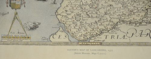 MAP OF LANCASHIRE - ADDITIONAL PHOTO 2