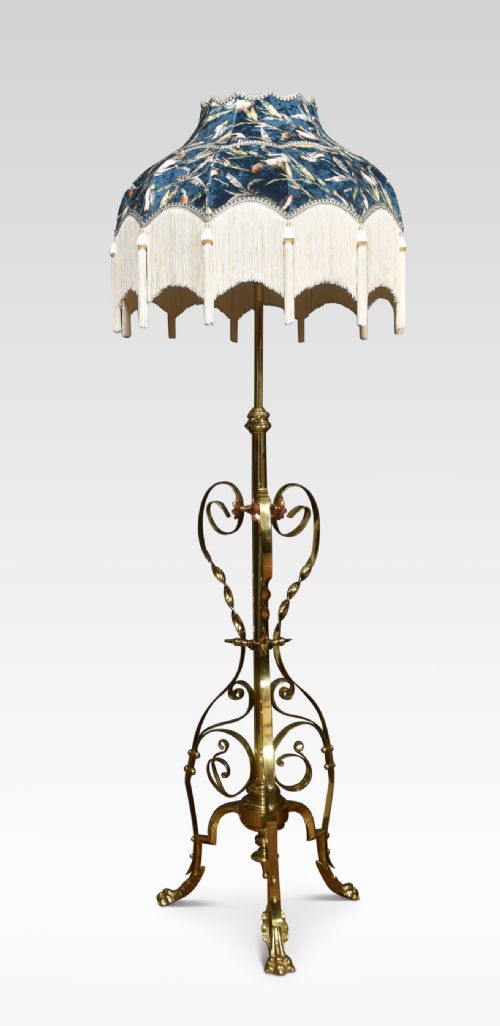 Brass Ajustable Standard Lamp