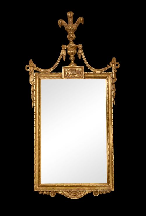 Carved Giltwood Wall Mirror