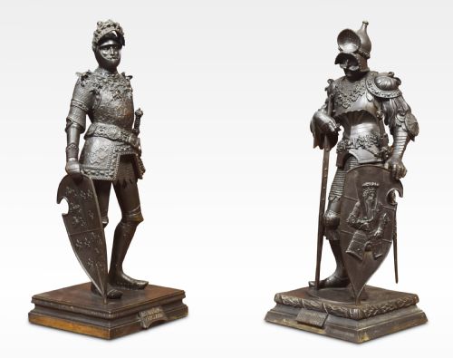 Pair of 19th Century Bronze Figures