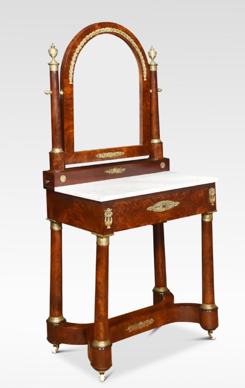 French Ormolu Mounted Empire Dressing Table