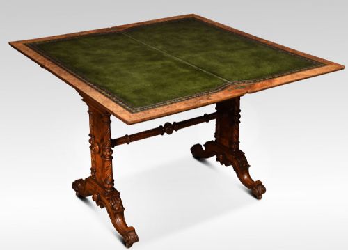 19th Century Walnut Card Table