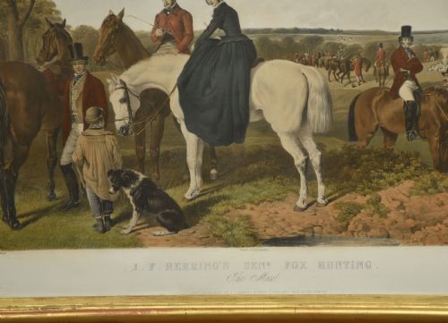SET OF FOUR ENGRAVINGS BY J F HERRING - ADDITIONAL PHOTO 9