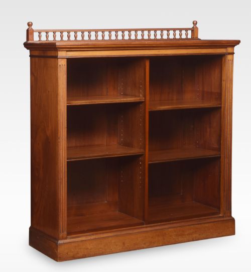 Mahogany Open Bookcase