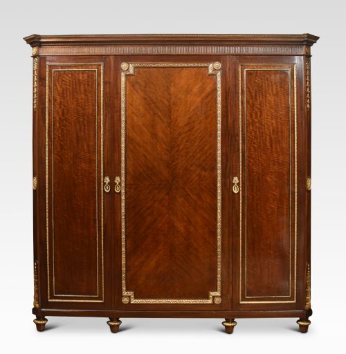 Mahogany Three-door Compactum Wardrobe