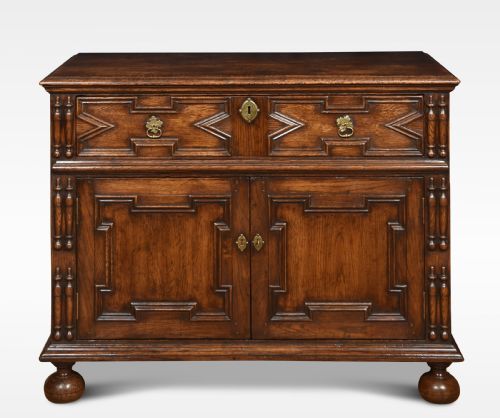 Jacobean Style Carved Oak Cabinet
