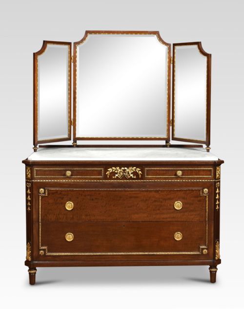 Mahogany and Giltwood Dressing Table