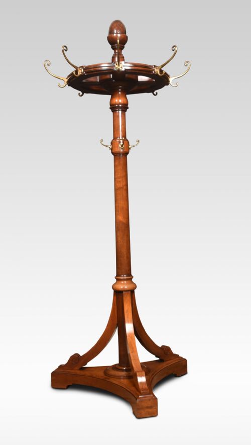 Mahogany Hat and Coat Stand