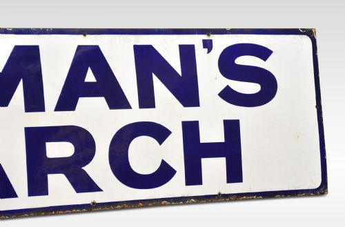 ENAMEL SIGN FOR COLMANS STARCH - ADDITIONAL PHOTO 2