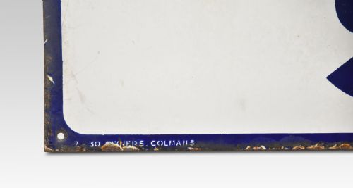 ENAMEL SIGN FOR COLMANS STARCH - ADDITIONAL PHOTO 3