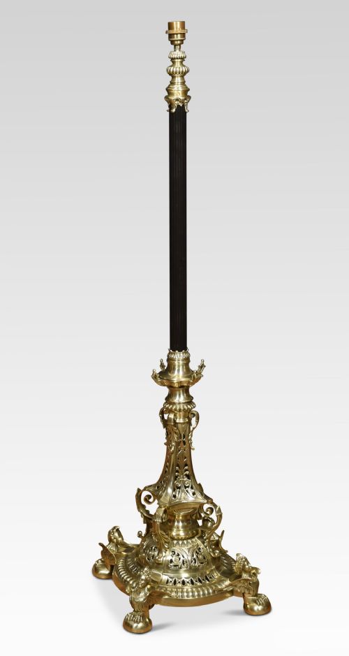 Brass Standard Lamp