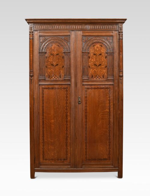 Carved Oak Hall Robe