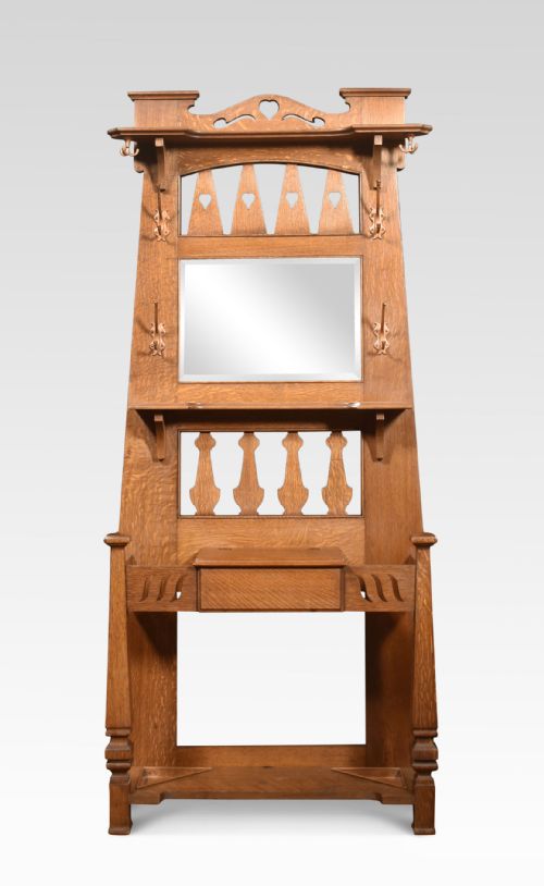 Liberty of London Arts & Crafts Oak Hall Stand