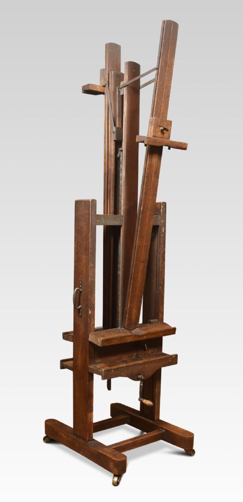 Oak Double Sided Artist’s Fully Adjustable Studio Easel