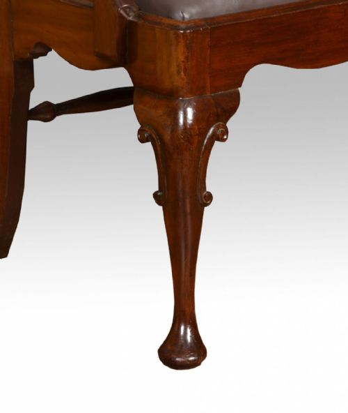 SET OF SIX QUEEN ANNE STYLE HIGH BACK DINING CHAIRS - ADDITIONAL PHOTO 4