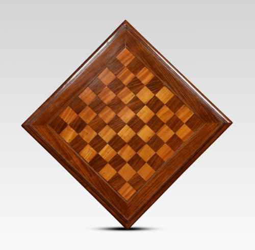 19th Century Rosewood Chess Board