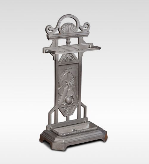 19TH CENTURY CAST IRON STICK UMBRELLA STAND - ADDITIONAL PHOTO 4