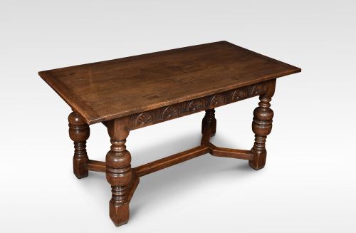 Jacobian Style Oak Refectory Table