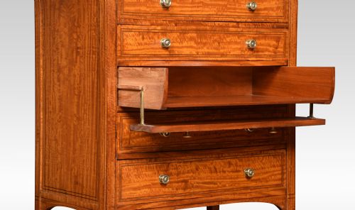 SATINWOOD INLAID MUSIC CHEST - ADDITIONAL PHOTO 2