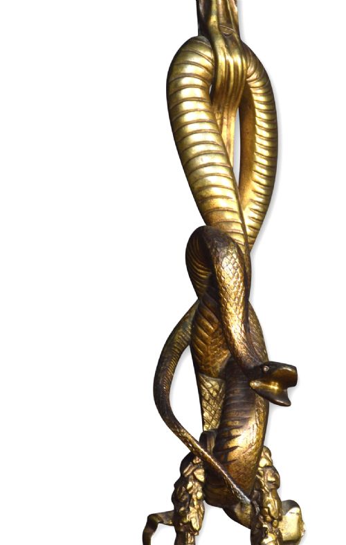 PAIR OF IMPORTANT FRENCH LOUIS XIV STYLE GILT BRONZE THREE ARM WALL SCONCES - ADDITIONAL PHOTO 5