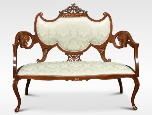 Inlaid Settee