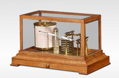 Oak Cased Barograph by Negretti & Zambra, London