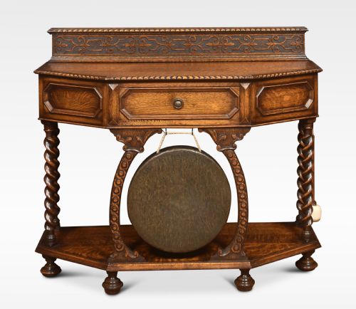Carved Oak Hall Table