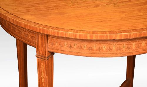 SATINWOOD INLAID CENTRE TABLE - ADDITIONAL PHOTO 2
