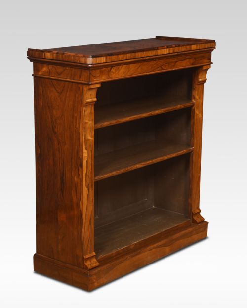 19th-century Rosewood Open Bookcase