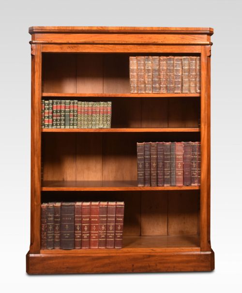 Mahogany Open Bookcase