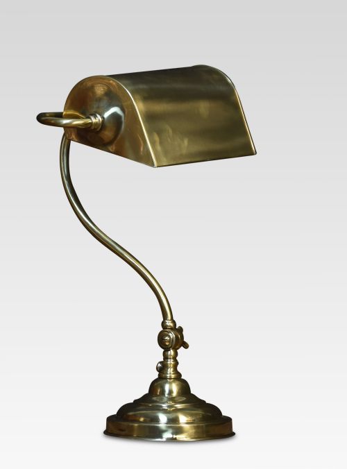 Bankers Brass Desk Lamp