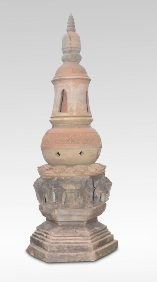 PAIR OF TERRACOTTA LANTERNS - ADDITIONAL PHOTO 3