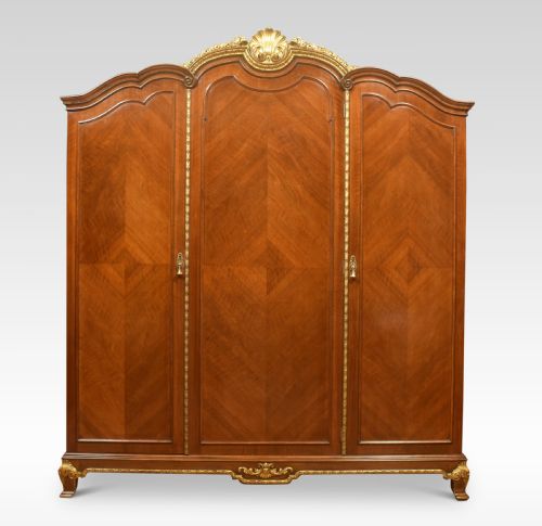 Walnut Three-door Compactum Wardrobe