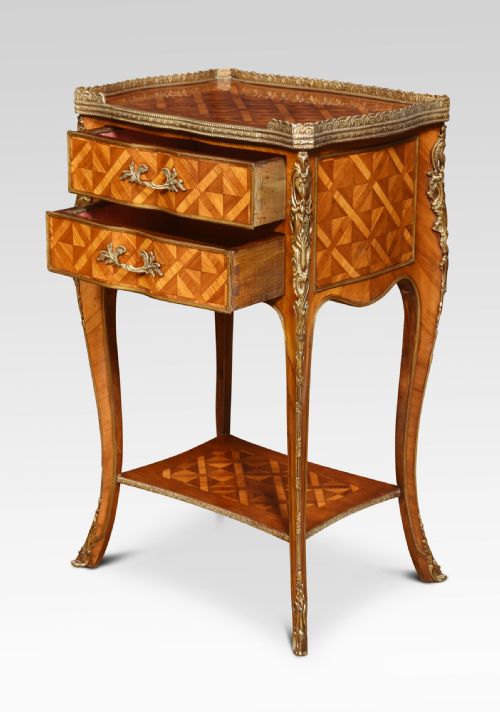 Parquetry and Gilt Metal Mounted Chest