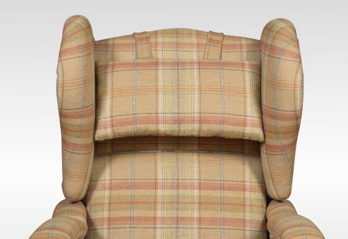 19TH CENTURY RECLINING WING ARMCHAIR - ADDITIONAL PHOTO 7