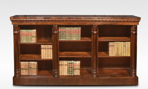 Rosewood Dwarf Open Bookcase