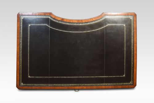 19TH CENTURY MAHOGANY PARTNERS LIBRARY DESK - ADDITIONAL PHOTO 8