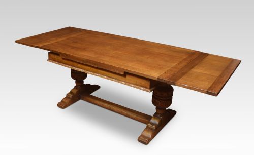 Oak Draw Leaf Refectory Table