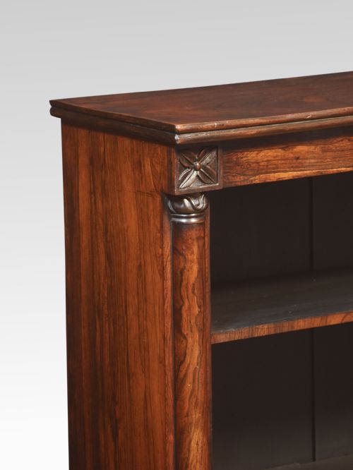 19THCENTURY ROSEWOOD OPEN BOOKCASE - ADDITIONAL PHOTO 2