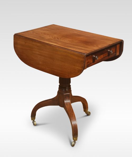 REGENCY MAHOGANY END TABLE - ADDITIONAL PHOTO 2