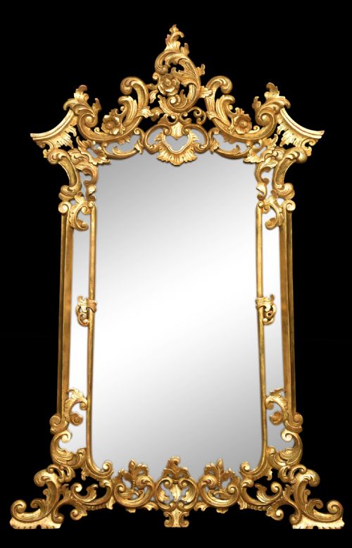 Rococo Revival Gilt Mirror