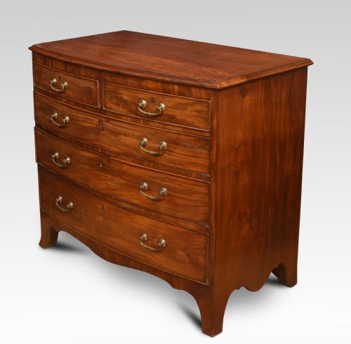 GEORGE III MAHOGANY CHEST OF DRAWERS - ADDITIONAL PHOTO 2