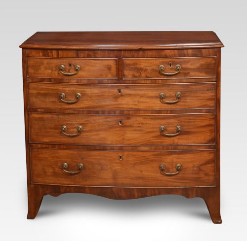 GEORGE III MAHOGANY CHEST OF DRAWERS - ADDITIONAL PHOTO 3