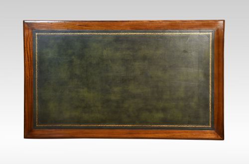 MAHOGANY PEDESTAL DESK - ADDITIONAL PHOTO 3