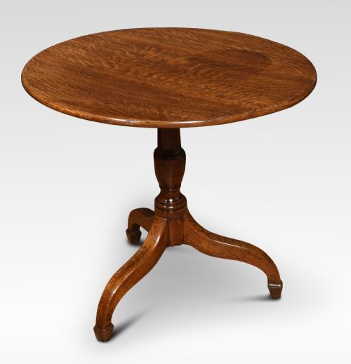 Oak Tripod Table
