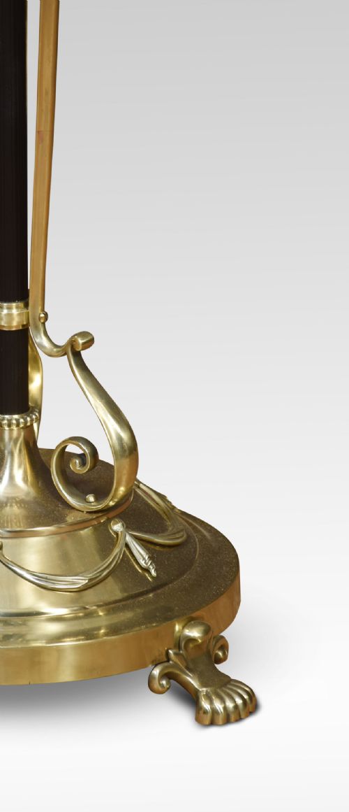 NEO CLASSICAL BRASS STANDARD LAMP - ADDITIONAL PHOTO 5