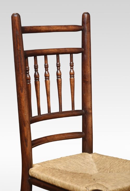 SET OF TEN SPINDLE BACK DINING CHAIRS - ADDITIONAL PHOTO 6