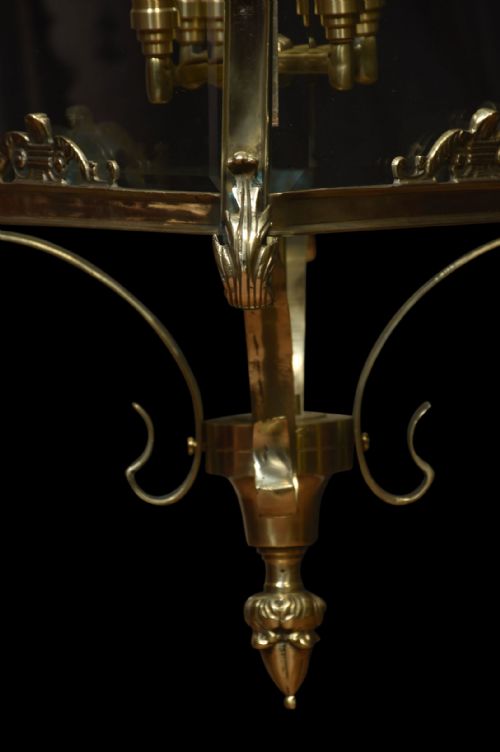 LARGE PAIR OF HALL LANTERNS - ADDITIONAL PHOTO 1